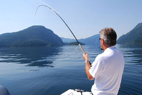 The Best Place To Salmon Fish | Dent Island Lodge