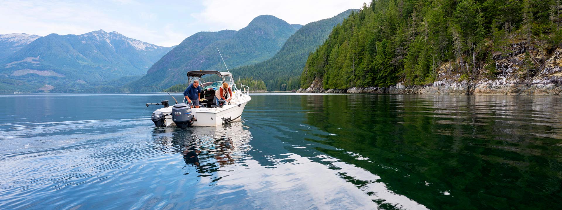 dent island still water fishing views